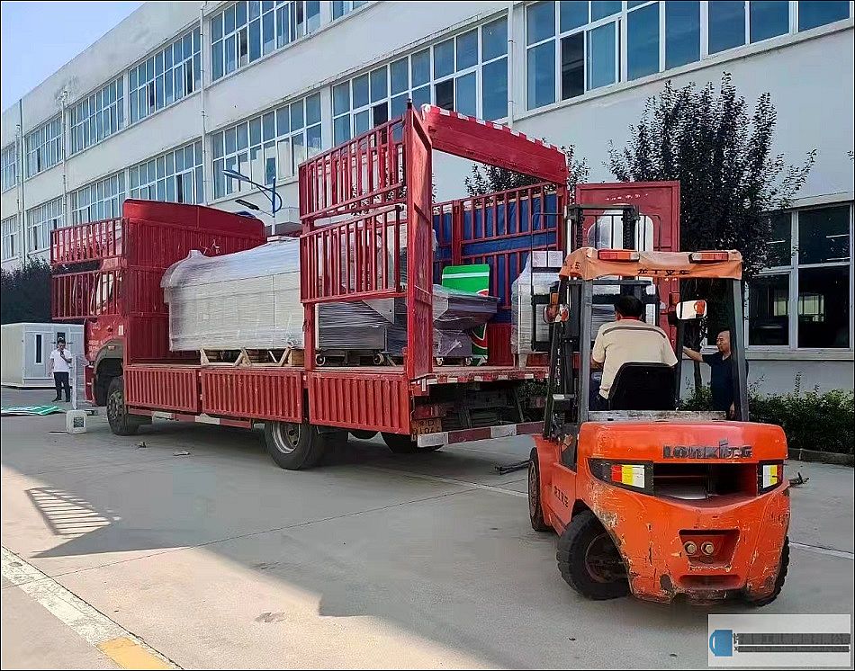 内蒙古客户订购4米流水线电磁炒货设备已发货